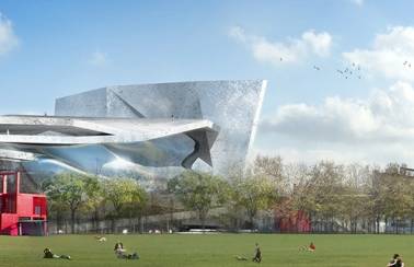 欧宝体育官方f68点topLafargeholcim混凝土用于新的Philharmonie de Paris Building