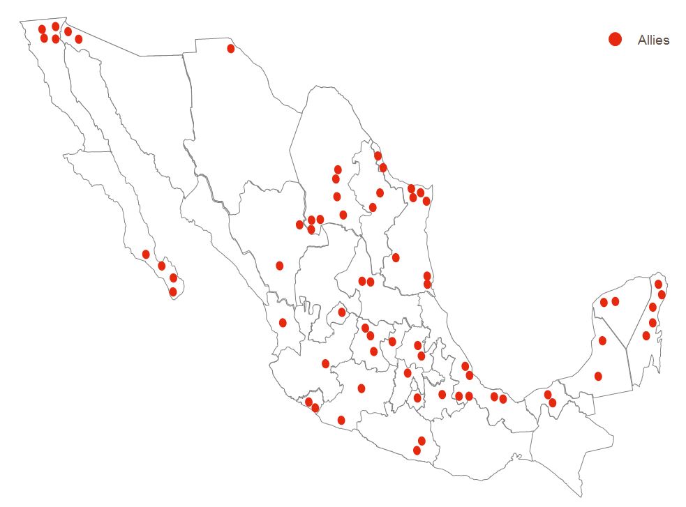 RMX盟友地图墨西哥